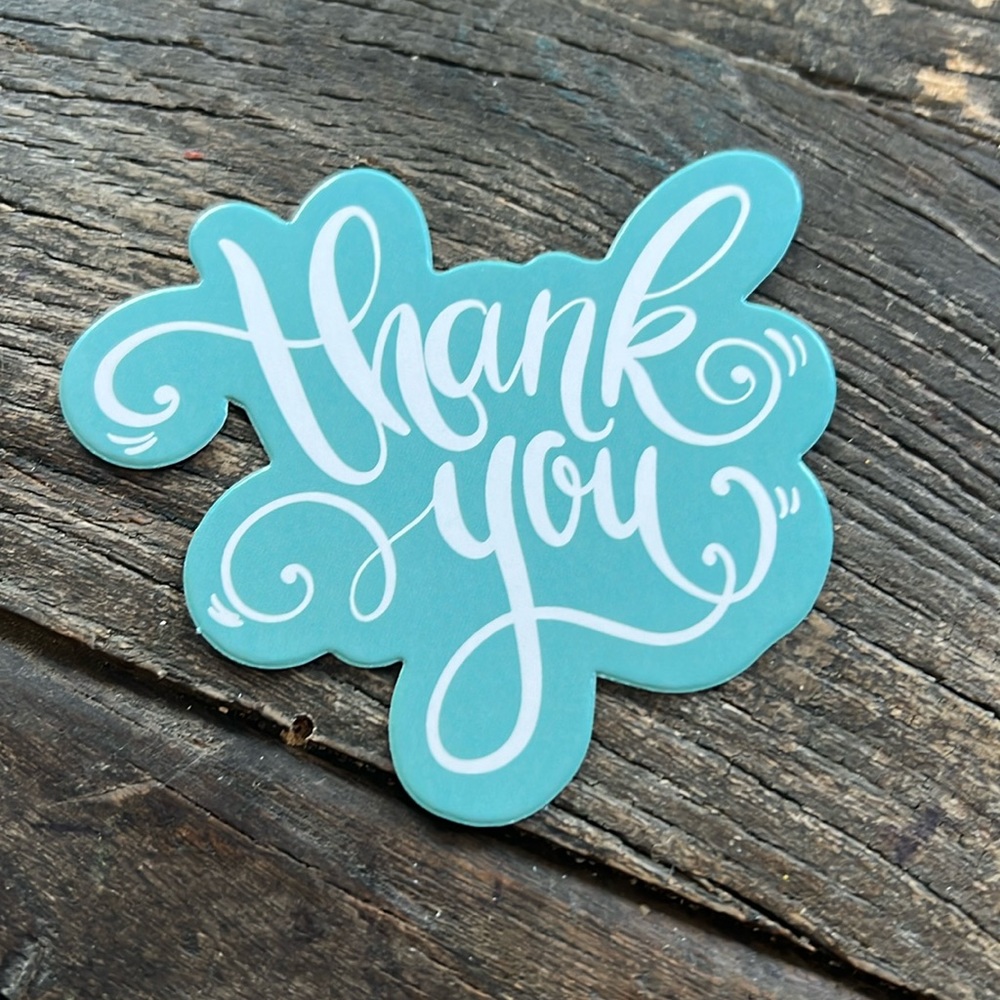 📦 3/$20 📦 Cutout Thank you cards - pack of 25